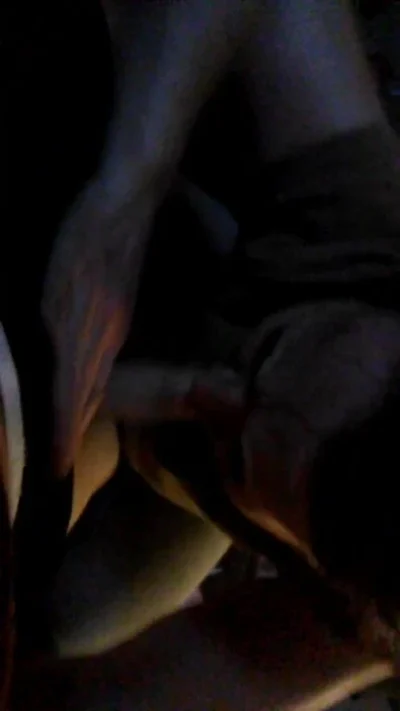 Amateur wife talking while amazing head action