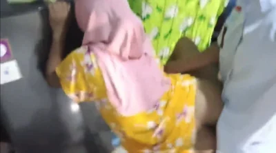 High School Student Fucks Her Stepmother In The Kitchen